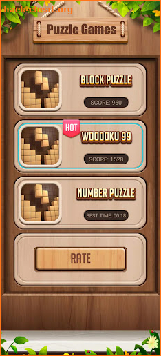 Wood Block Puzzle - all in one screenshot