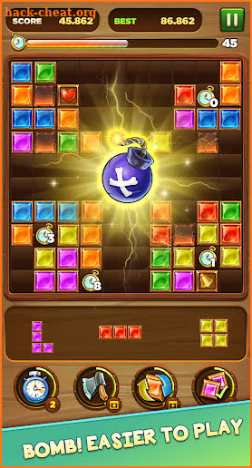 Wood block puzzle - Jewel blast screenshot