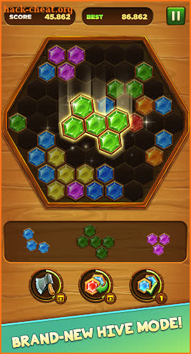 Wood block puzzle - Jewel blast screenshot