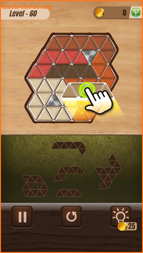 Wood Block Puzzle : Triangle Tangram screenshot