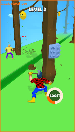 Wood Chop Race screenshot