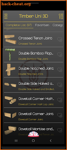 Wood Joints 3D (Pro) screenshot