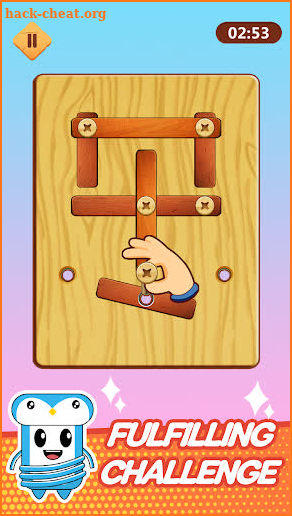 Wood Nuts & Bolts Puzzle screenshot