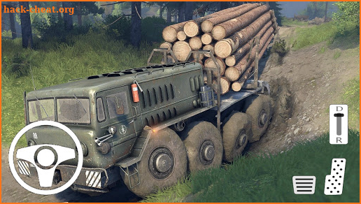 Wood Transport Truck Cargo Game screenshot