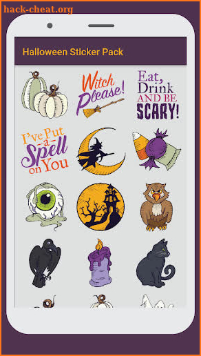 Woodcut Series - Halloween Sticker Pack screenshot