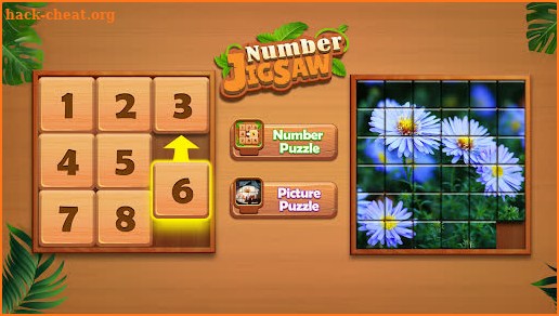 Wooden Number Jigsaw screenshot