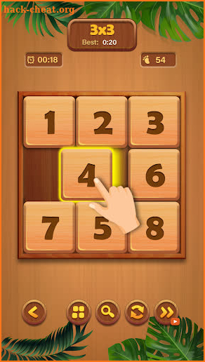 Wooden Number Jigsaw screenshot