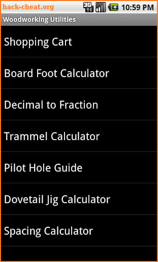 Woodworking Utilities screenshot