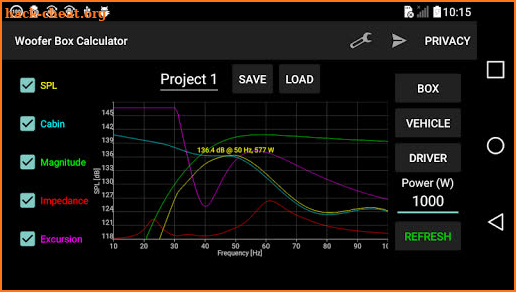 Woofer Box Calculator PRO screenshot