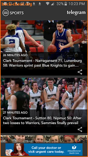 Worcester Telegram & Gazette screenshot