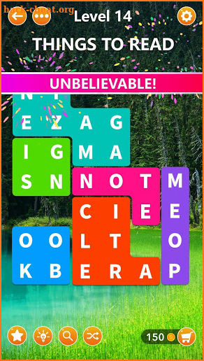 Word Blocks Puzzle - Free Offline Word Games screenshot