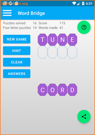 Word Bridge screenshot