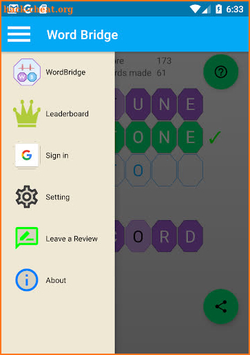 Word Bridge screenshot