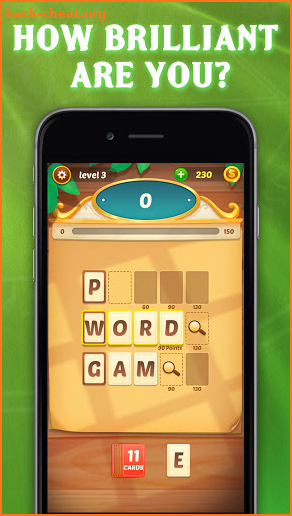 Word Card Solitaire screenshot