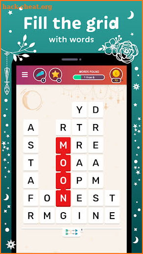 Word Catcher: Stacks. Search Swipe Connect Crush screenshot