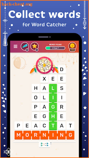 Word Catcher: Stacks. Search Swipe Connect Crush screenshot