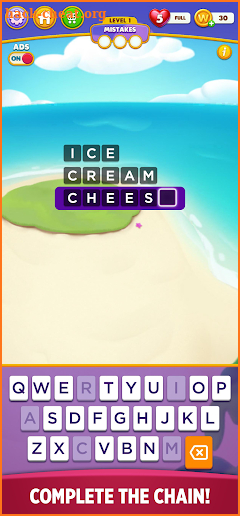 Word Chain Puzzle screenshot