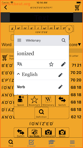 Word Cheat for Board Games - Scrabble|Wordfeud|WWF screenshot