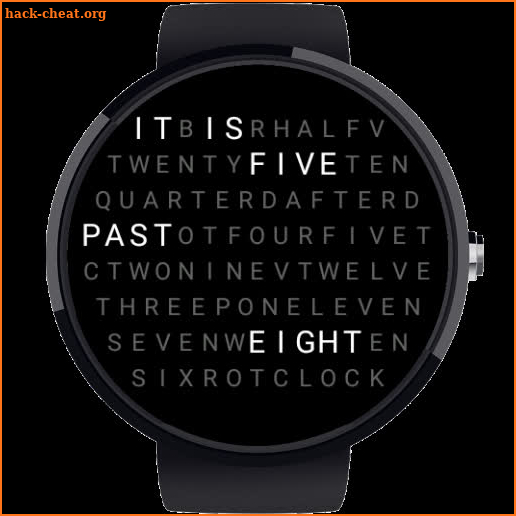 Word Clock - Watchface screenshot