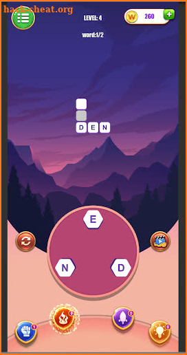 Word Connect puzzle screenshot