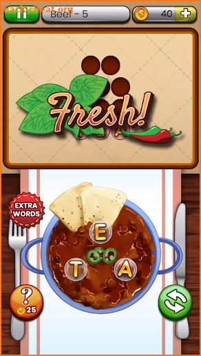 Word Cuisine - Fun Offline Cooking Frenzy screenshot