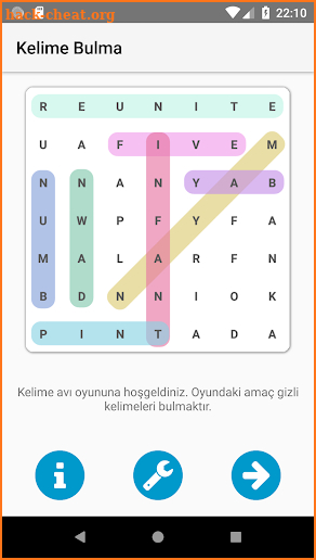 Word Find 2018 screenshot