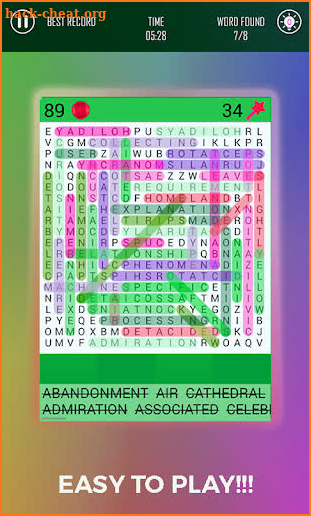Word Finder Puzzle - Smart Link Word screenshot