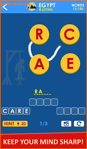 Word Game : Anagram Hangman screenshot