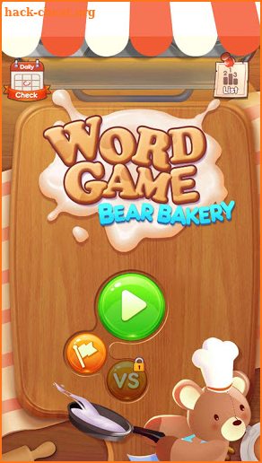 Word Game - Bear Bakery screenshot