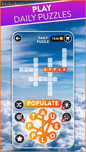 Word Glow: Unscramble Words screenshot