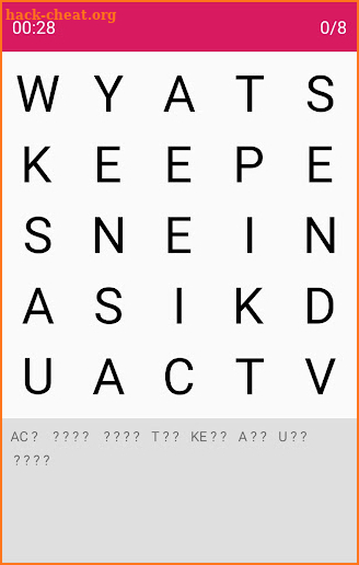 Word Guessing screenshot