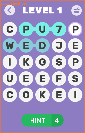 Word Hunt - Hidden Unscramble Words screenshot