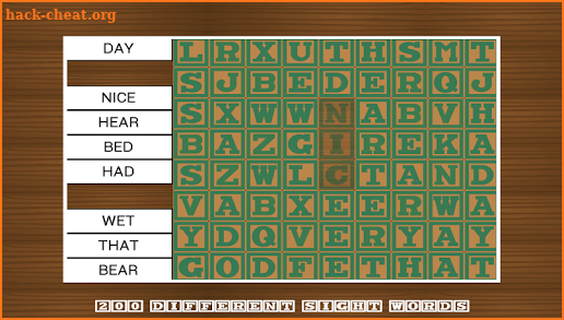 Word Owl's Word Search 1st First Grade Sight Words screenshot