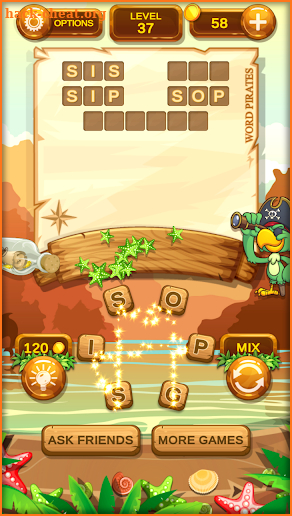 Word Pirates - Swipe & Hunt Words screenshot