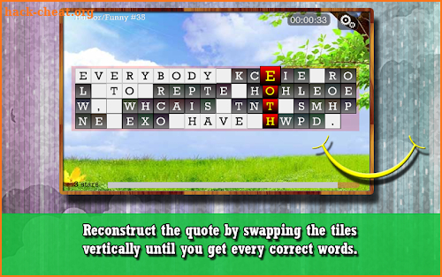 Word puzzle for the Happy soul screenshot