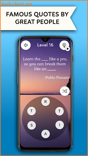 Word Quotes Connect Game: Famous Motivation Quotes screenshot