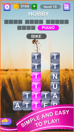 Word Scramble: Classic Word Stack Game screenshot