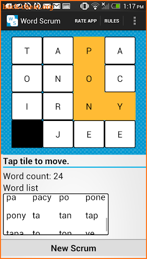 Word Scrum screenshot