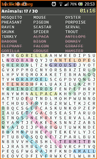 Word Search screenshot