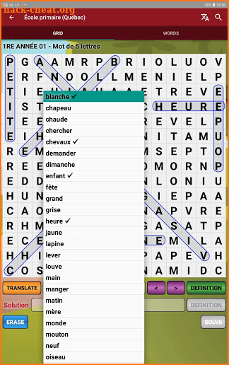 Word Search & Definition (EV) screenshot