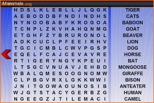 Word Search Animals screenshot