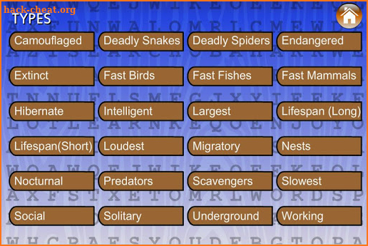 Word Search Animals screenshot