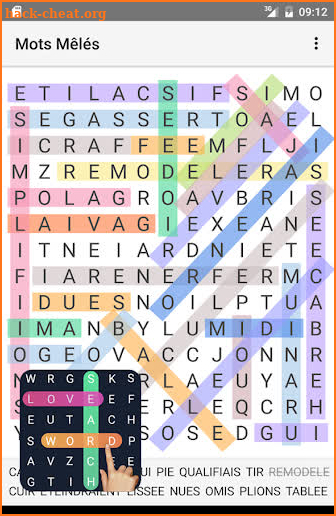 Word Search Black 2 screenshot