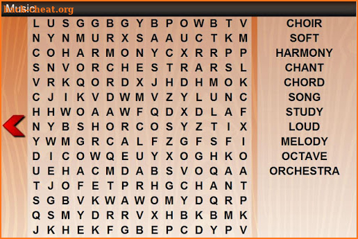 Word Search English Spanish screenshot