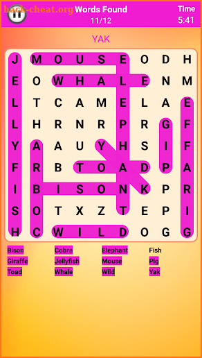 Word Search Game screenshot