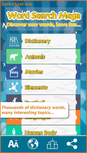 Word Search Mega - Word Puzzle screenshot