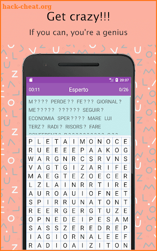 Word Search Pro - Italian screenshot