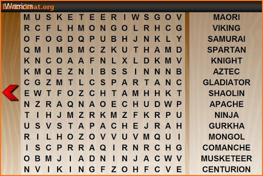 Word Search World History screenshot