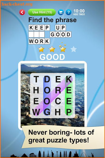 Word Search World Traveler screenshot