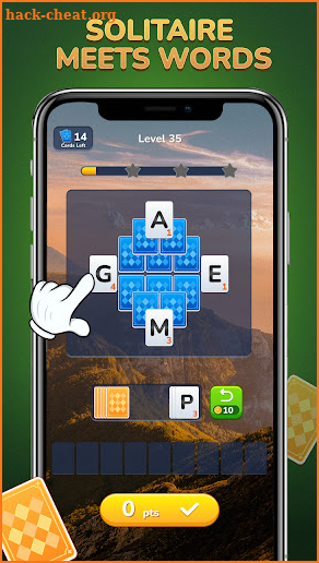 Word Solitaire-Unscramble Puz screenshot